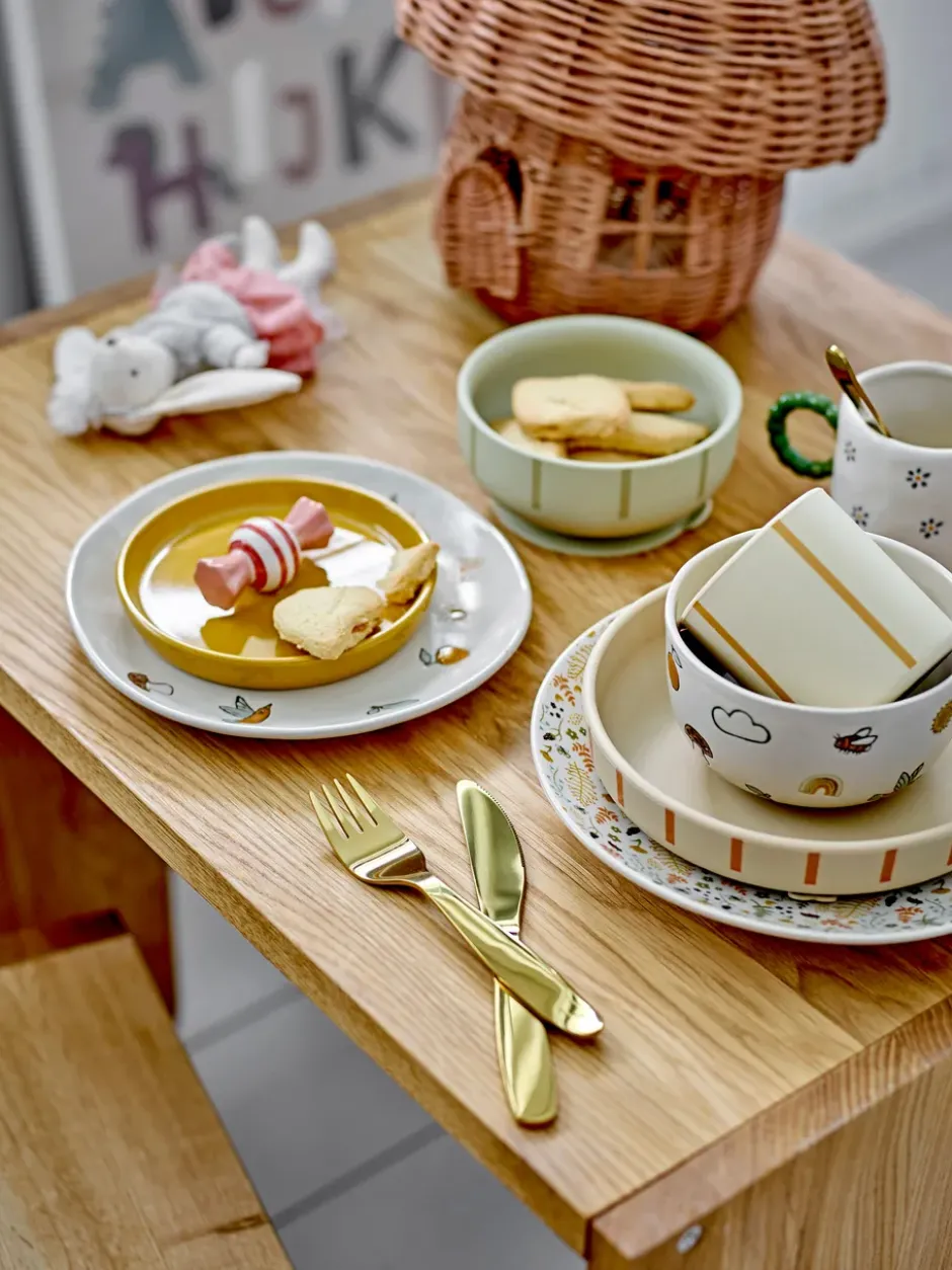 Agnes barnservis 3 delar, White