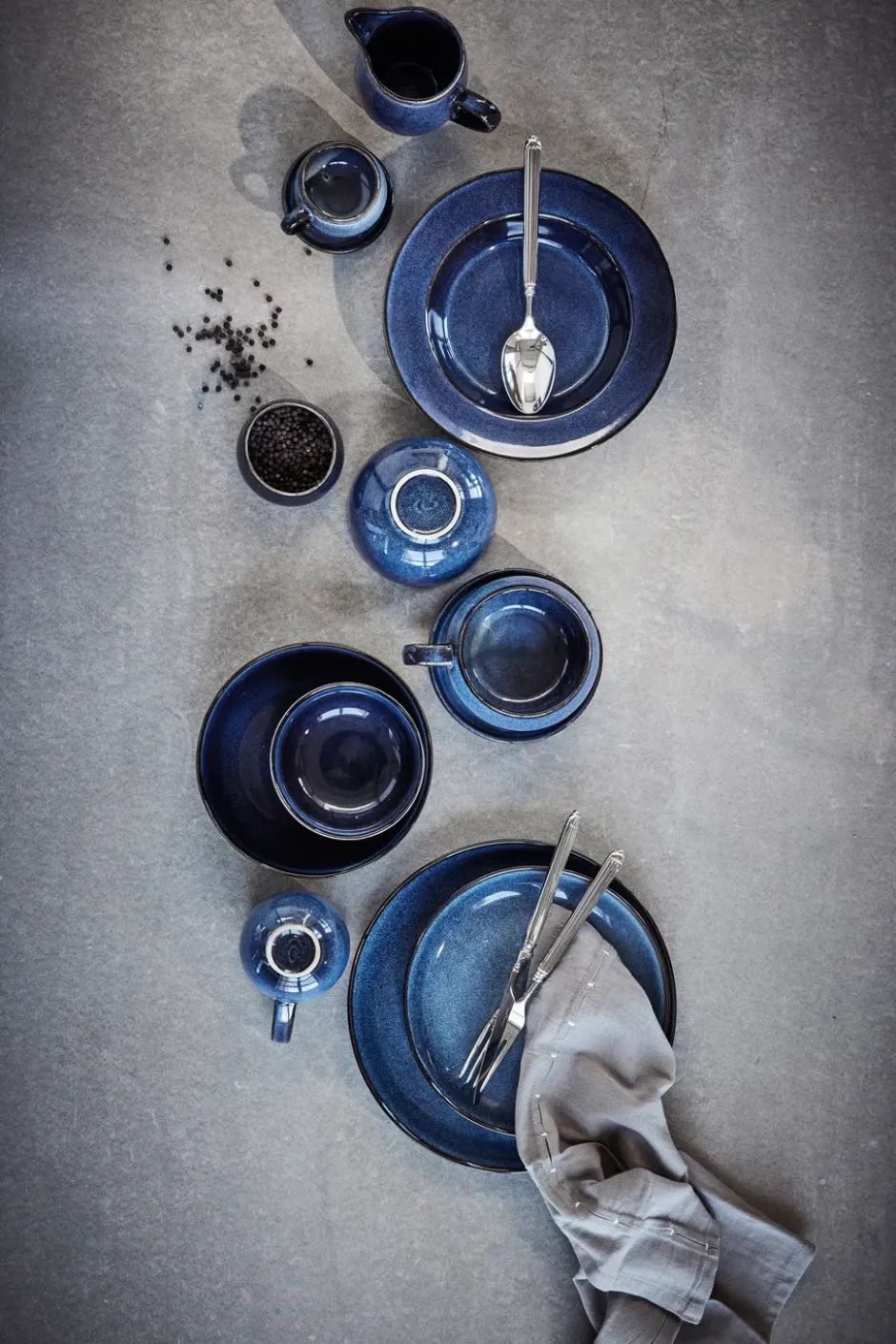 Amera tallrik blue, Ø26 cm