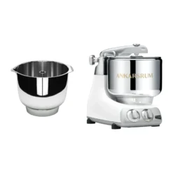 Ankarsrum assistent och vispskål - Glossy white