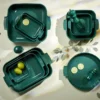 Appolia keramikform 29x36 cm, Forest green