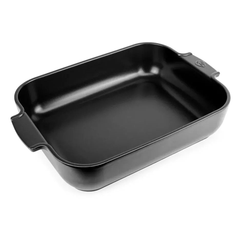 Appolia keramikform 40x27 cm, Satin black