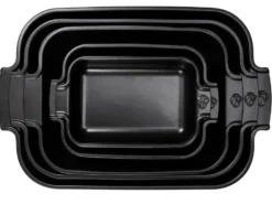 Appolia keramikform 40x27 cm, Satin black