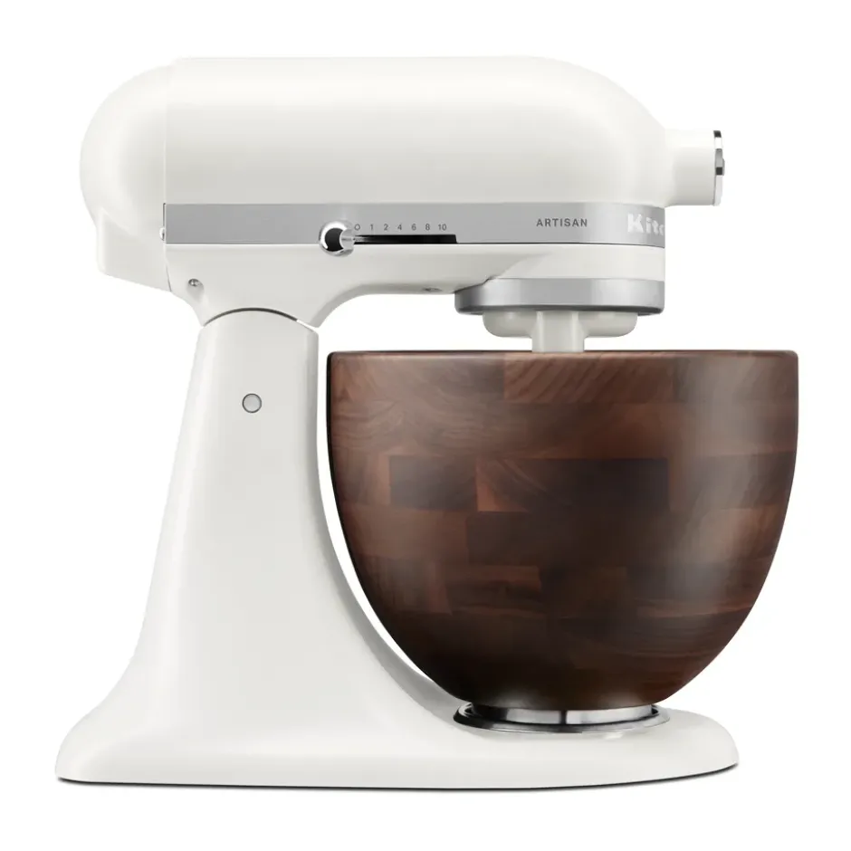 Aritsan 5KSM156 köksmaskin med träskål 4,7 L, Porcelain white-walnut