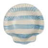 Armona stripe tallrik 23,5x23,5 cm, Ljusblå-vit