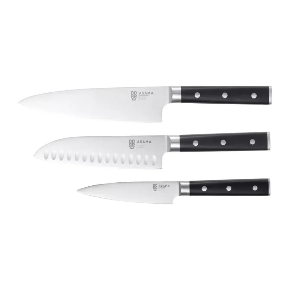 Asama knivset, Rostfritt stål, 3 delar