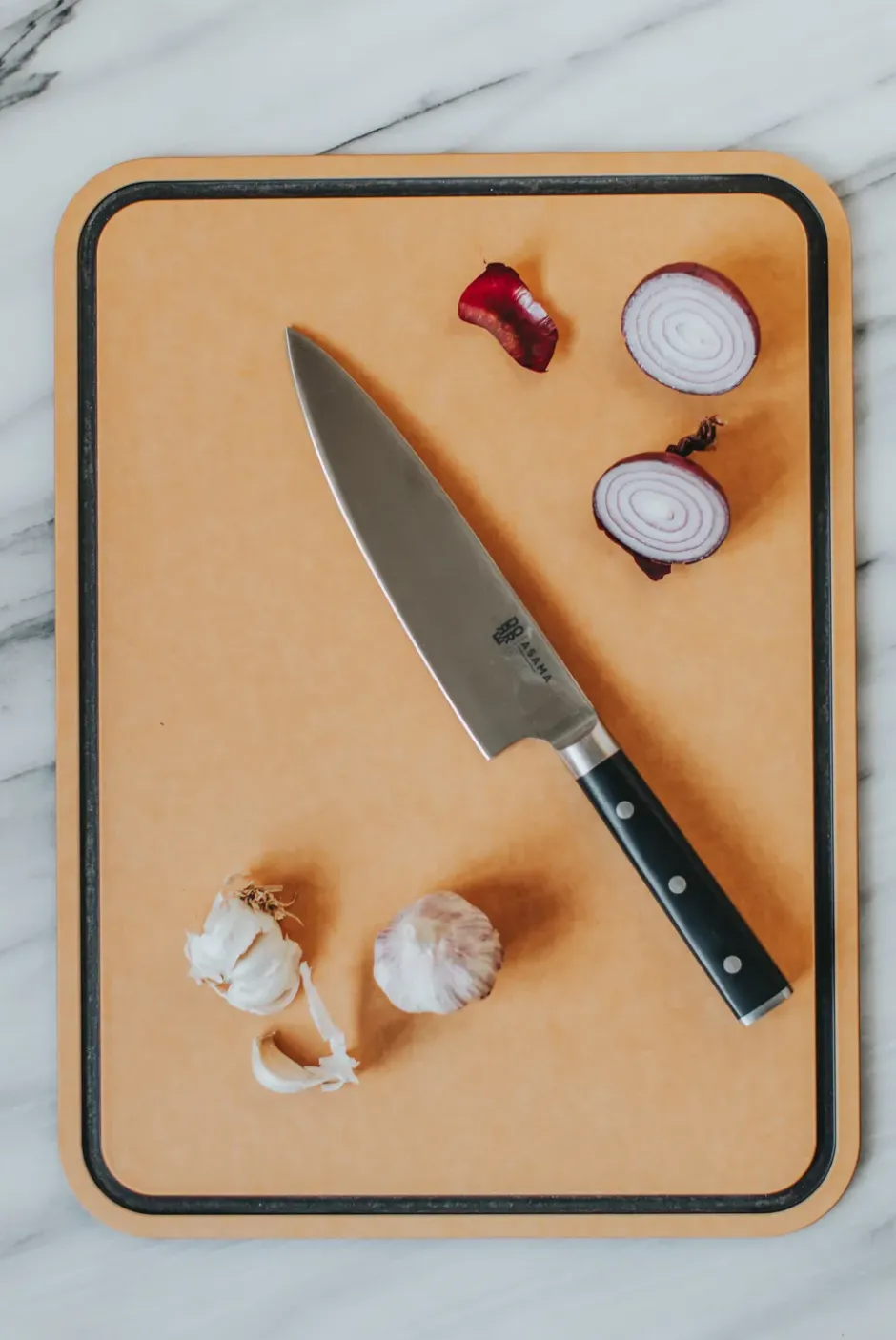 Asama kockkniv 20 cm, Rostfritt stål