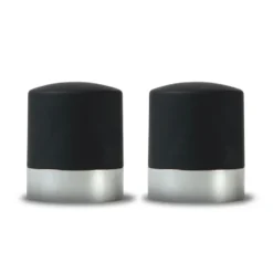 Axel vin- och champagnekork 2-pack, Svart-silver