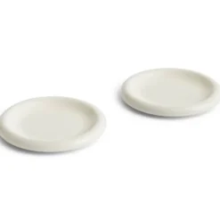 Barro tallrik, Off-white, Ø18 cm 2-pack