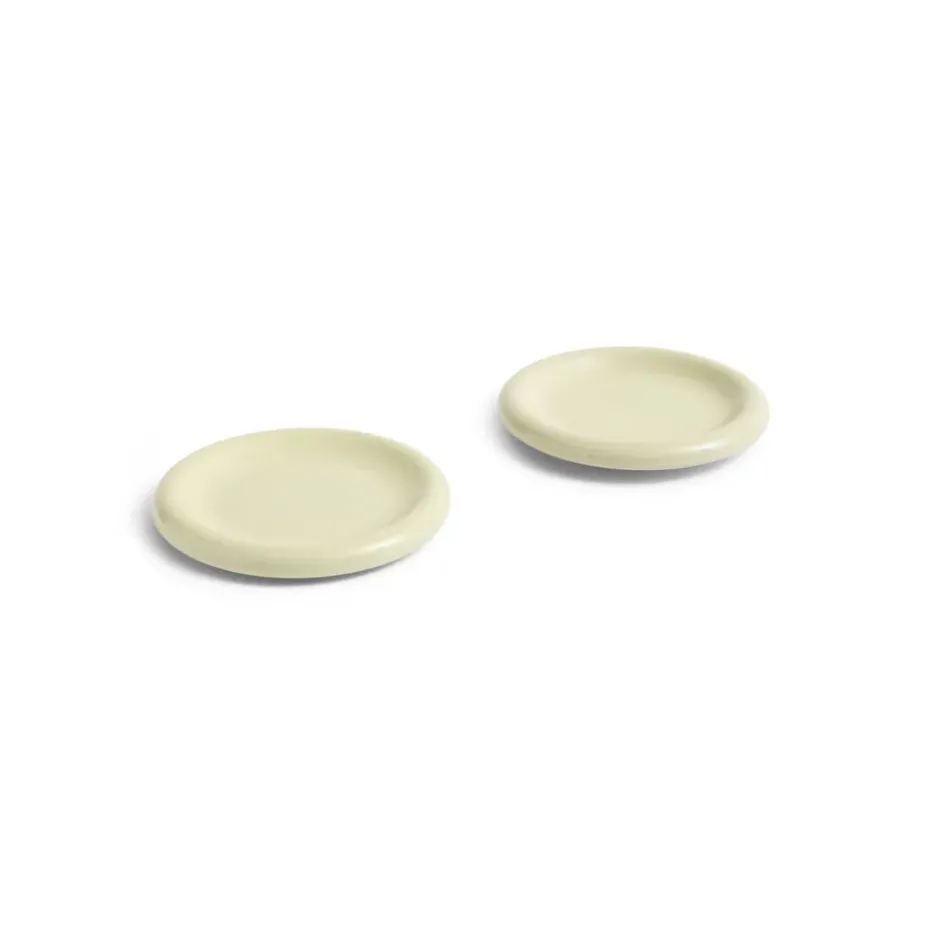 Barro tallrik, Pistachio, Ø18 cm 2-pack