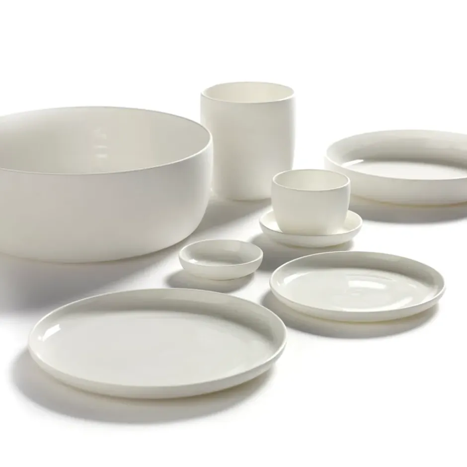 Base sidotallrik vit, 8 cm