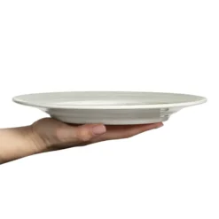 Basic tallrik 25 cm, Grå
