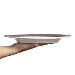 Basic tallrik 28 cm, Plommon