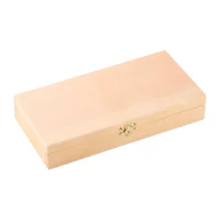 BBQ stekkniv, Rostfritt stål, 6-pack, trälåda akacia, 22,5x2 cm