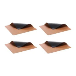 Bitz bordstablett 33x46 cm 4-pack, Svart-brun