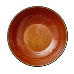 Bitz pastaskål Ø20 cm svart, Svart-amber