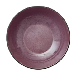 Bitz pastaskål Ø20 cm svart, Svart-lila