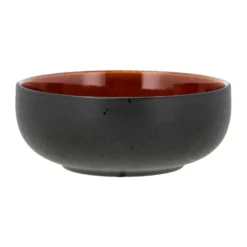 Bitz pokebowl/ramenskål Ø18 cm, Black-amber
