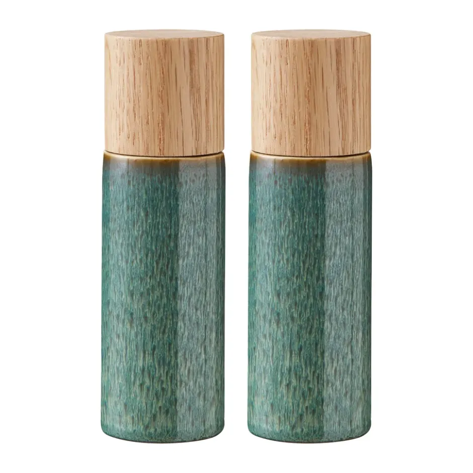 Bitz Salt - & Pepparkvarn 17 cm 2 delar, Grön