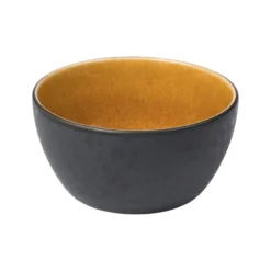 Bitz skål Ø 12 cm svart, Svart-amber