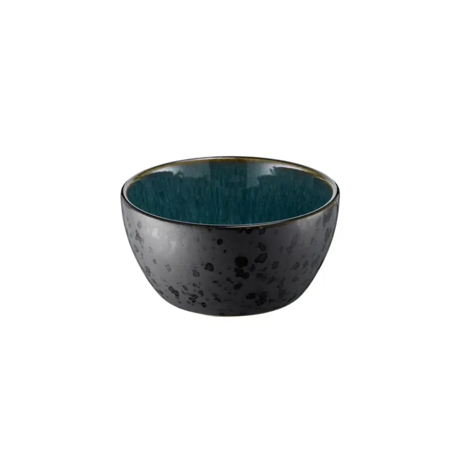 Bitz skål Ø 12 cm svart, Svart-grön