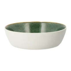 Bitz soppskål Ø 18 cm, Vit-grön