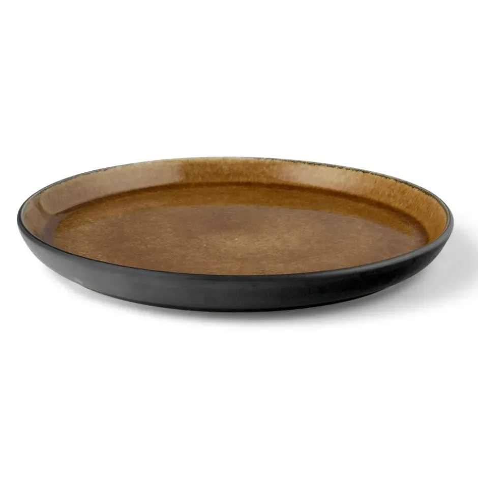 Bitz tallrik gastro Ø 21 cm, Svart-amber