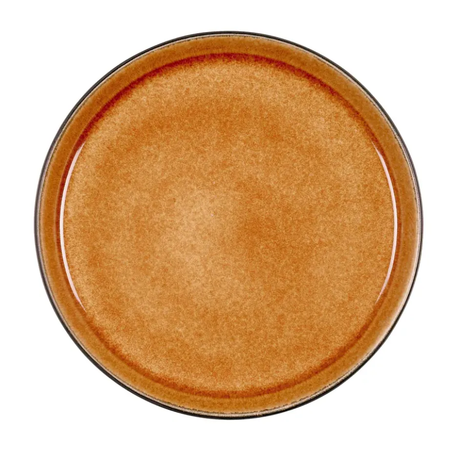 Bitz tallrik gastro Ø 21 cm, Svart-amber