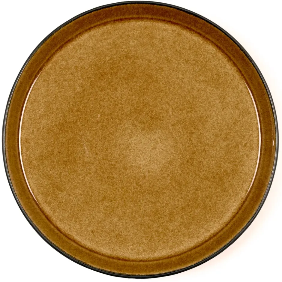 Bitz tallrik gastro Ø27 cm, Svart-amber