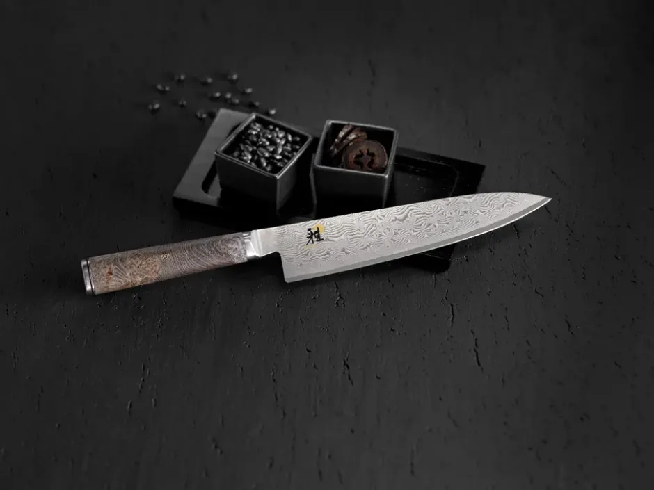 Black 5000MCD 67 kockkniv gyutoh 24 cm, Damaskus-svart lönn