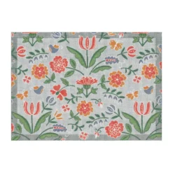 Blomglänta bordstablett 35x48 cm, Multi