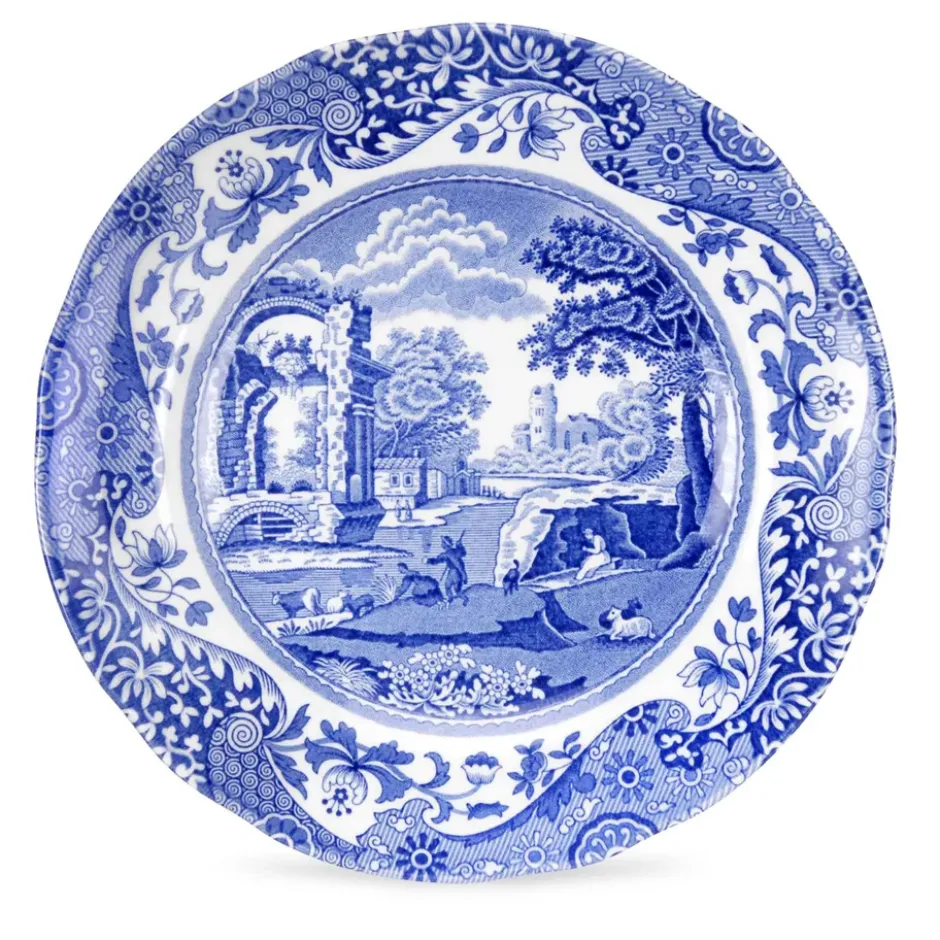 Blue Italian assiett, 15 cm