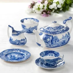Blue Italian assiett, 20 cm