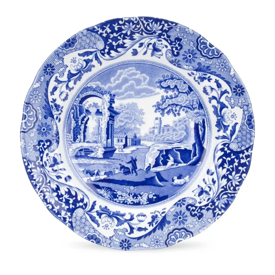 Blue Italian tallrik, 23 cm
