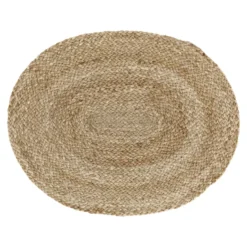 Braided bordstablett oval, Natur
