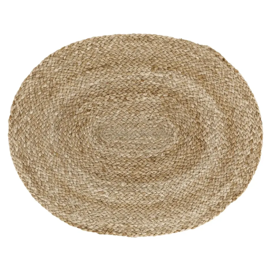 Braided bordstablett oval, Natur