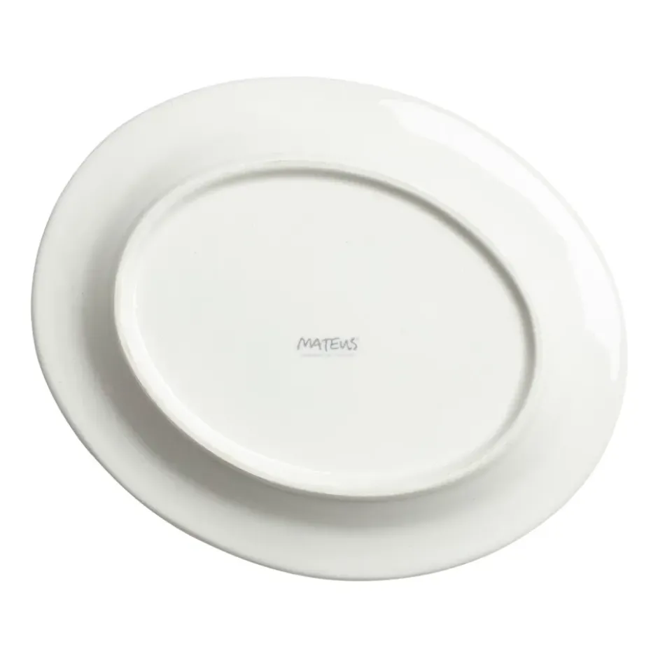 Bubbles oval tallrik 20 cm, Cinnamon