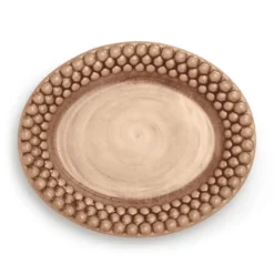 Bubbles oval tallrik 20 cm, Cinnamon