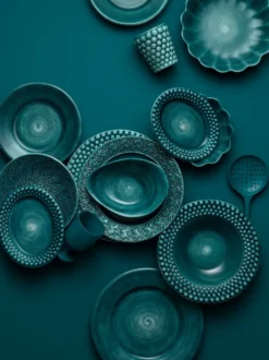 Bubbles oval tallrik 20 cm, Ocean
