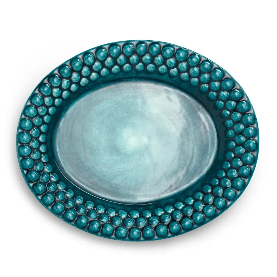 Bubbles oval tallrik 20 cm, Ocean