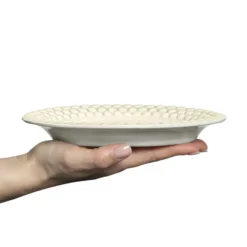 Bubbles oval tallrik 20 cm, Sand