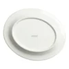 Bubbles oval tallrik 20 cm, Vit
