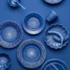 Bubbles tallrik 28 cm, Blå
