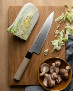 Bunmei kockkniv 20 cm, Rostfritt stål