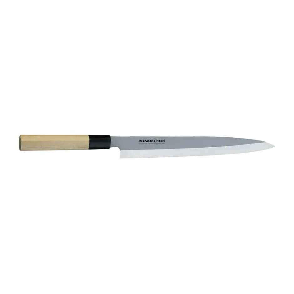 Bunmei yanagi sashimikniv enkelslipad 27 cm, Rostfritt stål
