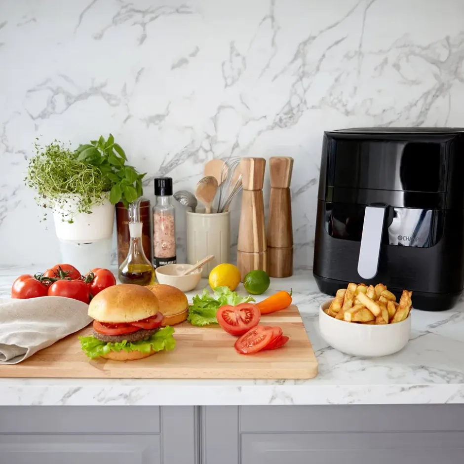 Champion Ceramic airfryer XL, Svart, 5,5 L