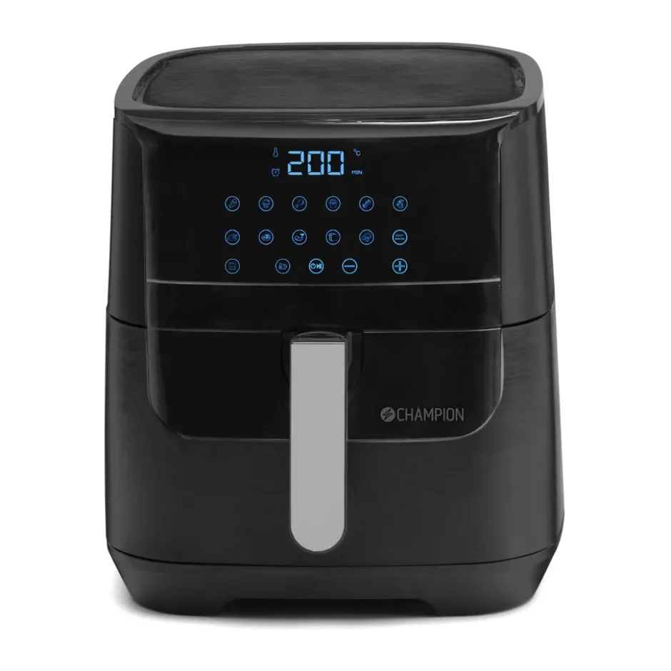 Champion Ceramic airfryer XL, Svart, 5,5 L