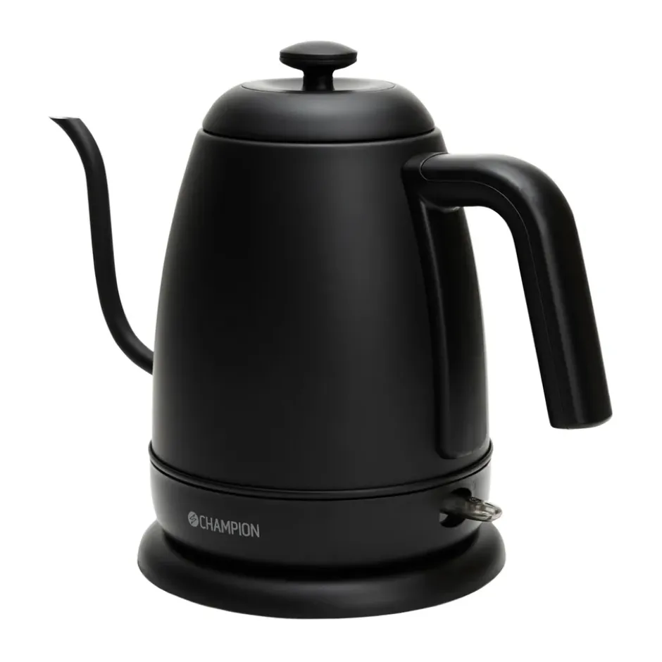 Champion Pour Over Elegant vattenkokare, Mattsvart, 1 L