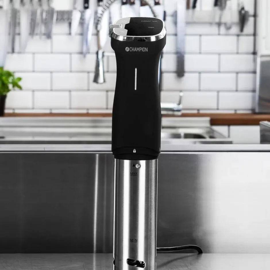 Champion Precision sous vide, Rostfritt stål-svart