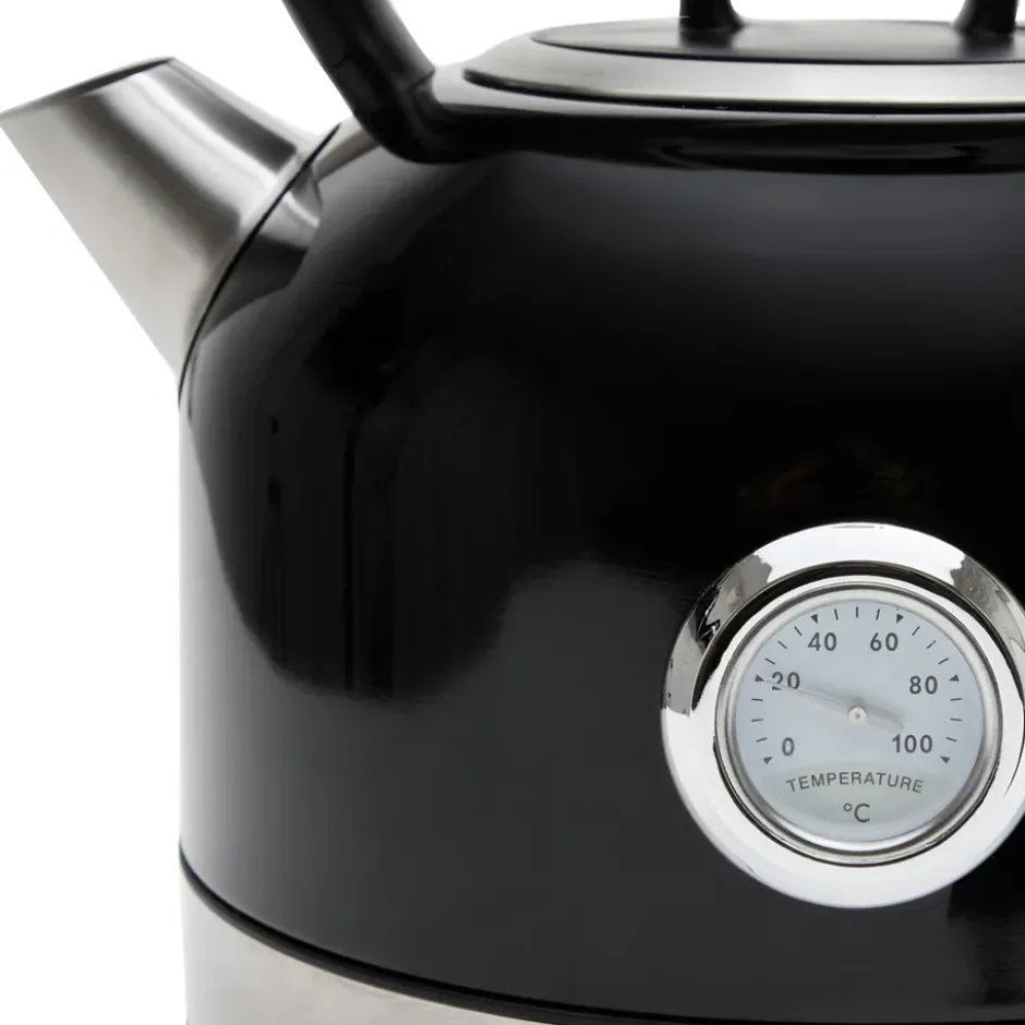 Champion Retro vattenkokare, Svart, 1,7 L