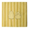 Chubby chicken stripe pappersservett 20-pack, Creme, 33x33 cm